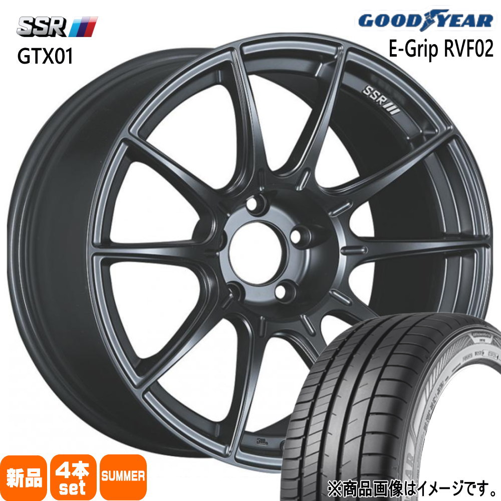 215/60R17 100H եȥå RVF02 EfficentGrip RVF02 åɥ䡼 GOODYEAR   ޡ ۥ 4ܥå SSR GTX01 178.0+45 5/114.3