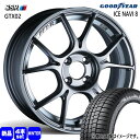 195/45R16 80Q アイスナビ8 ICE NAVI 8 グッドイヤー GOODYEAR 新品 冬用 スタッドレスタイヤ ホイール 4本セット SSR GTX02 16×6.5+45 4/100