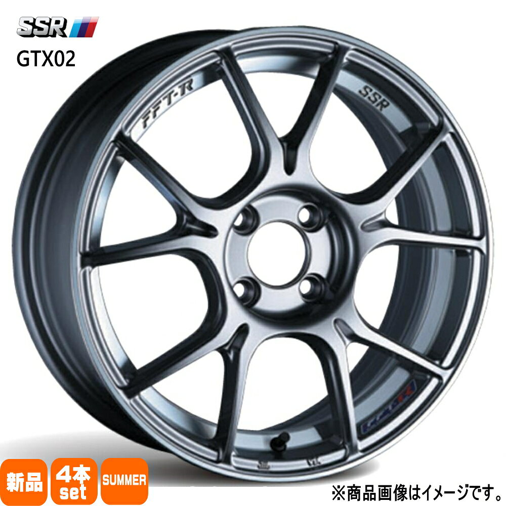 195/40R17 銘柄指定不可 輸入タイヤ 輸入タイヤ 輸入タイヤ 新品 夏用 サマータイヤ ホイール 4本セット SSR GTX02 17×7.0+42 4/100