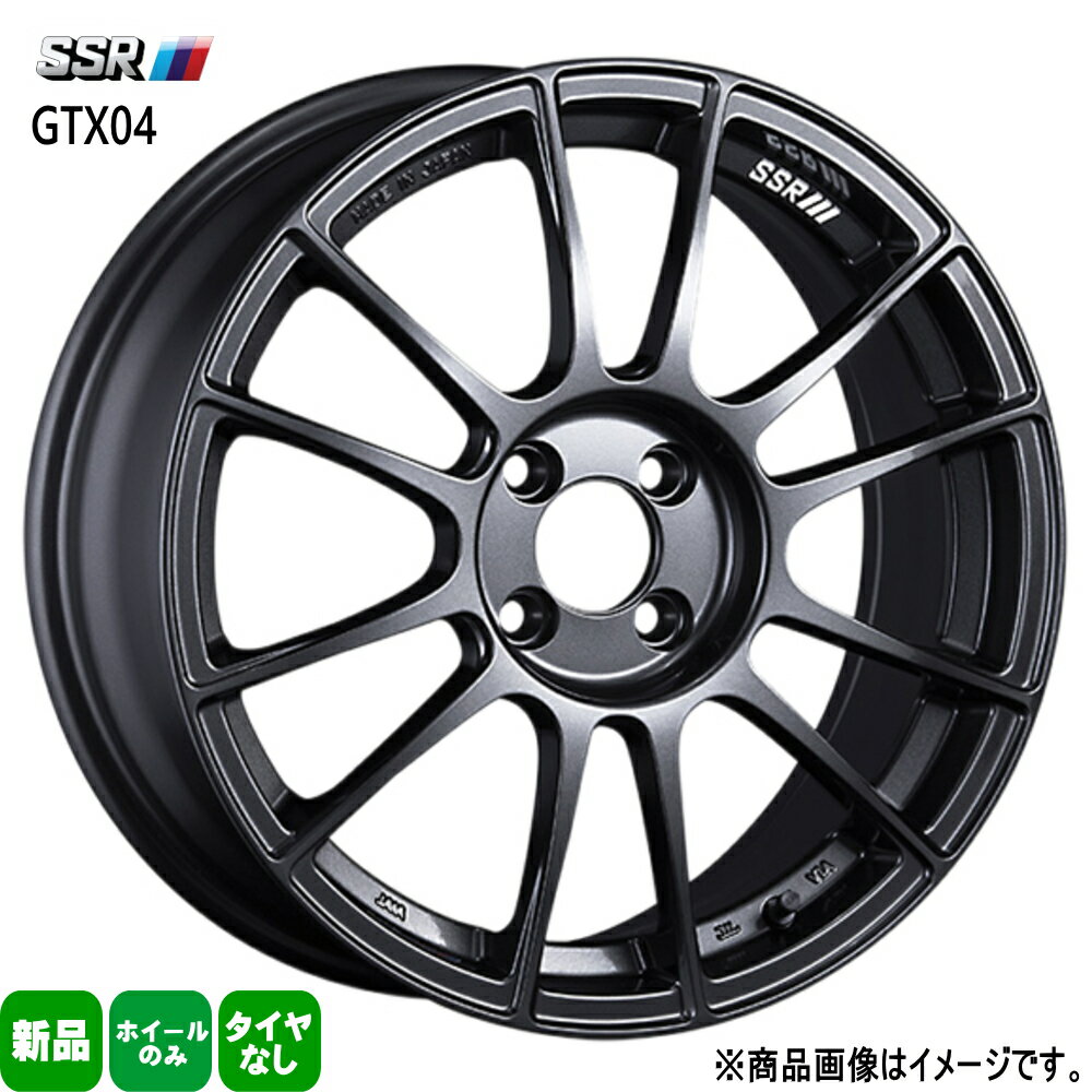 4本セット 17×7.0J+43 4/100 SSR GTX04 ジーティーエックス ゼロフォー 新品 17インチ ホイールのみ スイフト ヴィッツ アクア デミオ