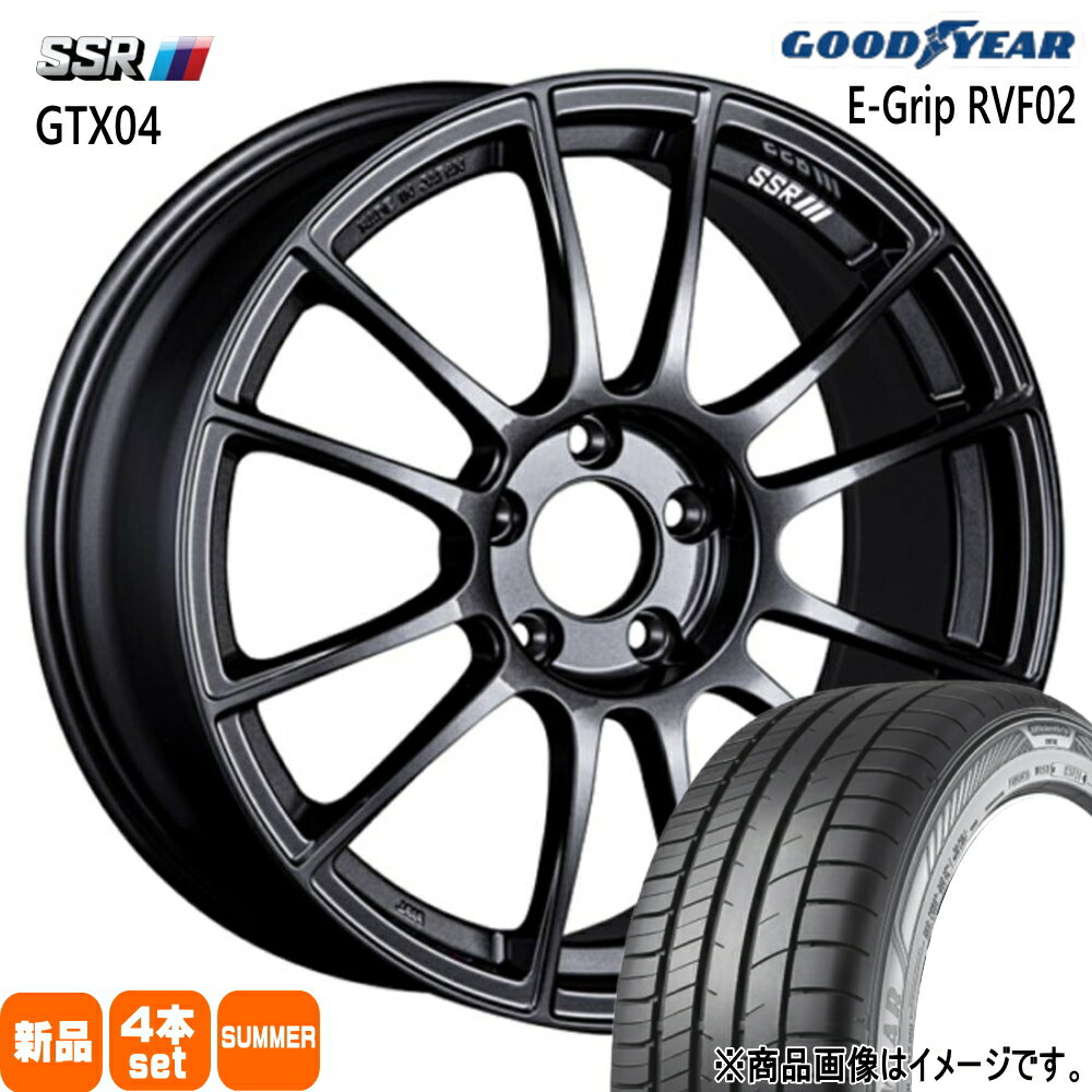 245/40R19 98W エフィシェントグリップ RVF02 EfficentGrip RVF02 グッドイヤー GOODYEAR 新品 夏用 サマータイヤ ホイール 4本セット SSR GTX04 19×8.5+38 5/114.3