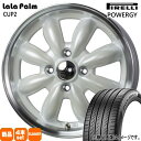165/55R15 75V パワジー POWERGY ピレリ PIRELLI 新品 夏用 サマータイヤ ホイール 4本セット HOT STUFF CORPORATION LaLaPalm CUP2 15×4.5+45 4/100