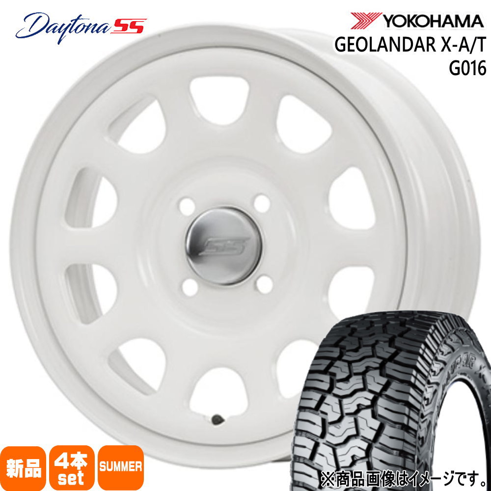145R14 C 85/83Q LT ジオランダー X-AT G016 GEOLANDAR X-AT G016 ヨコハマ YOKOHAMA 新品 夏用 サマータイヤ ホイール 4本セット MLJ Dyatona SS 14×5.0+42 4/100 14インチ