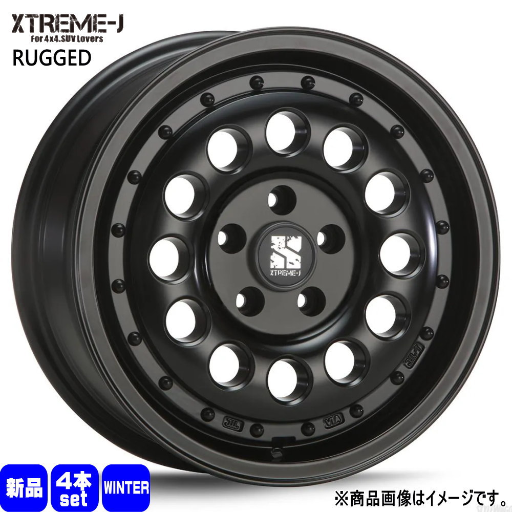 215/65R16 銘柄指定不可 輸入タイヤ 輸入タイヤ 輸入タイヤ 新品 冬用 スタッドレスタイヤ ホイール 4本セット MLJ XTREME-J RUGGED 16×6.5+32 5/114.3 16インチ