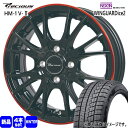 155/65R14 75T ウィンガードアイス 2 WINGUARDice 2 ネクセン NEXEN 新品 冬用 スタッドレスタイヤ ホイール 4本セット HOT STUFF CORPORATION Precious HM-1 V2 14×4.5+45 4/100 14インチ