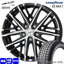 225/45R18 91Q アイスナビ7 ICE NAVI 7 グッドイヤー GOODYEAR 新品 冬用 スタッドレスタイヤ ホイール 4本セット 共豊コーポレーション SMACK GRAIVE 18×7.5+48 5/114.3