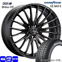 245/45R19 102Q XL アイスナビ8 ICE NAVI 8 グッドイヤー GOODYEAR 新品 冬用 スタッドレスタイヤ ホイール 4本セット SSR Blikke 01F 19×8.5+45 5/114.3 19インチ