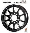 送料無料　4本セット　5ZIGEN　5次元　BLACKMAN　G.I　ブラックマン　マットブラック　16インチ　5.5J　インセット+20　5穴　PCD139.7　4本　スズキ　ジムニー