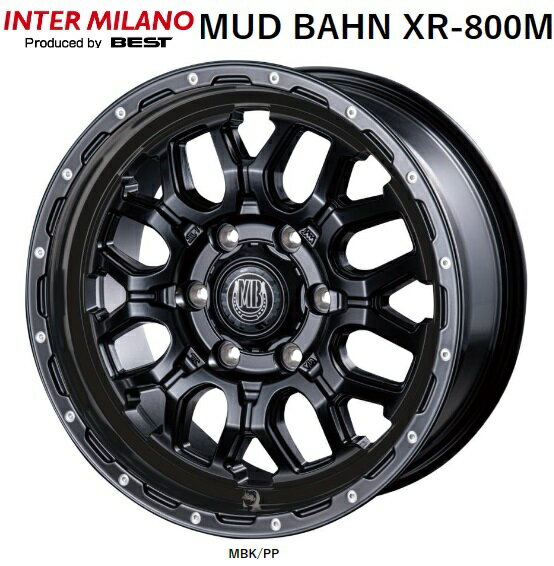 ̵ 4ܥå ۥΤ ٥ MUD BAHN XR-800M ޥåɥС ޥåȥ֥åԥݥå 16 6.5J 󥻥å+38 6 PCD139.7 4 JWL-T 200ϥϥ 쥸 ܥ󥴥֥꡼˥Х