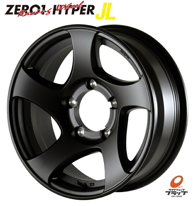 【取り寄せ品】送料無料 4本セット ホイールのみ ドゥオール CST ZERO1 HYPER JL ゼロワンハイパー フラットブラック 16インチ 6J インセット-5 5穴 PCD139.7 JWL 4本 スズキ ジムニーシエラ