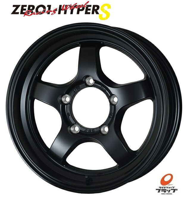 【取り寄せ品】送料無料 4本セット ホイールのみ ドゥオール CST ZERO1 HYPER S ゼロワンハイパー フラットブラック 16インチ 5.5J インセット+22 5穴 PCD139.7 JWL 4本 スズキ ジムニー