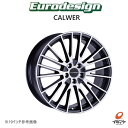 4本セット　ホイールのみ　Eurodesign CALWER ユーロデザイン カルヴァー ガンメタリック+ポリッシュ 18x7.5J+40 5H112 ハブ径66.6(専用) AMG C43 メルセデスベンツ 純正センターキャップ 純正アルミ用ボルト(ナット)対応 車種専用設計 送料無料～(条件あり) 阿部商会