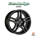 4本セット ホイールのみ Eurodesign EIGER ユーロデザイン アイガー ガンメタリック 16x6.5J 38 4H100 ハブ径60.1(専用) ルノー ルーテシア 純正アルミ用ボルト(ナット)対応 車種専用設計 送料無料～(条件あり) 阿部商会