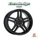 4本セット ホイールのみ Eurodesign EIGER ユーロデザイン アイガー ガンメタリック 16x7.0J 44 5H108 ハブ径65.1(専用) プジョー/シトロエン 純正センターキャップ 純正アルミ用ボルト(ナット)対応 車種専用設計 送料無料～(条件あり) 阿部商会