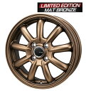 送料無料 4本セット ホイールのみ ジャパン三陽 MONZA JP STYLE Bany バーニー マットブロンズ 15インチ 4.5J インセット 45 4穴 PCD100 JWL 軽自動車 エブリィ ワゴンR スペーシア ソリオ アルト ハスラー N-BOX N-ONE ミラ タント ムー デイズ フレア キャロル デリカD2