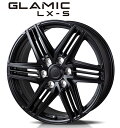 送料無料 ホイールのみ 4本セット KITジャパン GLAMIC LX-S サテンブラック 20インチ 8J インセット+55 6穴 PCD139.7 4本 レクサスLX ランクル300 純正平座ナット対応 JWL-T規格対応(955kg) KOSEI コーセイ