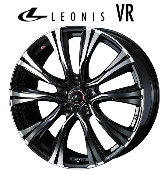 送料無料　4本セット　ホイールのみ　ウェッズ　レオニスVR　LEONIS　PBMC　17インチ　7J　インセット+53　5穴　PCD114.3　ノア　ヴォクシー　エスクァイア　フリード　ステップワゴン　ストリーム　ラフェスタ　プレマシー　E52エルグランド　オデッセイ　ヴェゼル