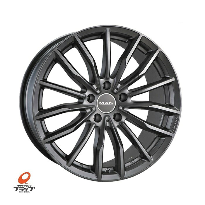 【メーカー在庫限り在庫要確認】4本セット ホイールのみ MAK RAPP マック ラップ 19x9.0J+38 5-112 Mチタン 車種専用設計 純正センターキャップ対応 純正ボルト対応 TPMS対応 ランフラットタイヤ対応 BMW 送料無料～（条件あり） 阿部商会