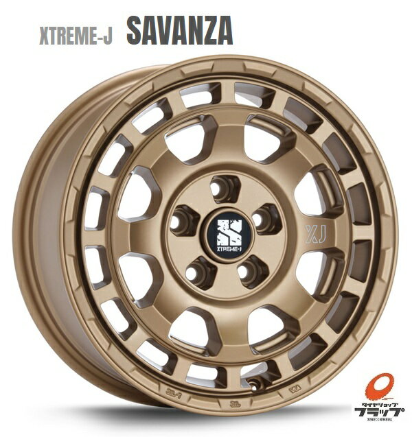 【取り寄せ品】送料無料 ホイールのみ 4本セット MLJ XTREME-J SAVANZA エクストリームジェイ サヴァンザ マットブロンズ 16インチ 7J インセット+35 5穴 PCD114.3 JWL JWL-T デリカD:5 エクストレイル RAV4
