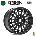 【取り寄せ品】 送料無料 MLJ XTREME-J XJ08 サテンブラック 17インチ 8.0J インセット+50 6穴 PCD139.7 ハブ径95.2 + ヨコハマ ジオランダー X-AT 285/70R17 121/118Q タイヤホイール4本セット 純正空気圧センサー付き