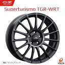 【取り寄せ品】 送料無料 4本セット ホイールのみ OZ Superturismo TGR-WRT マットブラック 21インチ 9.0J インセット 45 5穴 PCD120 JWL オーゼット スーパーツーリズモ TOYOTA GAZOO Racing コラボレーションレプリカモデル GRキャップ トヨタ用 取付キット付属