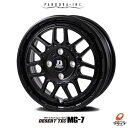送料無料 4本セット パンドラ DESERT TEC デザートテック MG-7 マットブラック 14インチ 5J インセット+42 4穴 PCD114.3 JWL-T PANDORA DESERT TEC ホイールのみ4本 バネット デリカD3