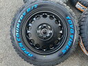 送料無料 4本セット RAGUNA ラグナ D-Force FT ブラック 14インチ 4.5J インセット+43 4穴 PCD100 165/80R14 97/95N LT トーヨータイヤ オープンカントリーR/T ホワイトレター アゲ系 リフトアップ タフト ウェイク ハイゼット 軽トラ