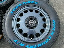 送料無料 4本セット RAGUNA ラグナ D-Force FT グレー 14インチ 4.5J インセット+43 4穴 PCD100 165/80R14 97/95N LT トーヨータイヤ オープンカントリーR/T ホワイトレター アゲ系 リフトアップ タフト ウェイク ハイゼット 軽トラ