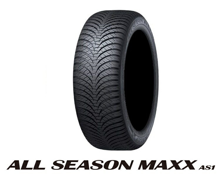 【ゴムバルブ付き！】DUNLOP(ダンロップ) ALL SEASON MAXX AS1 165/60R15 77H オールシーズンタイヤ 1本 【奇数本のご注文不可！】 1