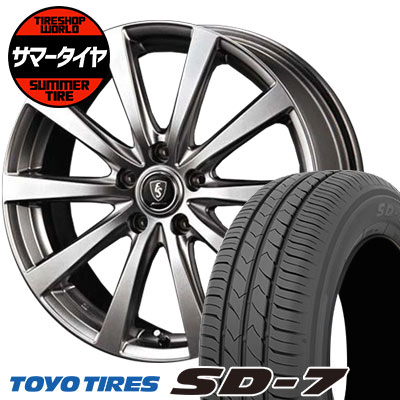 205/60R16 92H TOYO TIRES トーヨー タイヤ SD-7 エスディーセブン Euro Speed G10 ユーロスピード G10 サマータイヤホイール4本セット