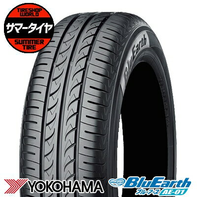 【タイヤ交換可能】 155/70R13 75S YOKOHAMA ヨコハマ BluEarth AE-01ブルーアース AE01 夏 サマータイヤ 単品1本価格《2本以上ご購入で送料無料》