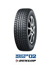 【取付対象】ダンロップ スタッドレスタイヤ WINTER MAXX WM02 155/70R13 75Q ウインターマックス WM02 DUNLOP(タイヤ単品1本価格）