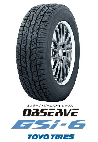 【取付対象】トーヨー スタッドレスタイヤ TOYO OBSERVE GSi-6 265/60R18 110Q オブザーブGSI6(タイヤ単品1本価格）