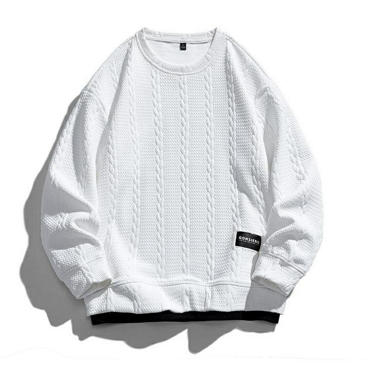 樂天商城 - トレーナー メンズ 春服 春物 トップス クルーネック ファッション 2025 春 新作