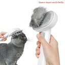 【期間限定ポイントUP】アウムカ (Aumuca) ペット用ブラシ【ワンプッシュ式!】 ブラッシングブラシ 猫ブラシ 犬用ブラシ スリッカーブラシ ワンプッシュ式 抜け毛取りクリーナ ー マッサージ 痛くない 丸洗い可能 皮膚に優しい 犬猫