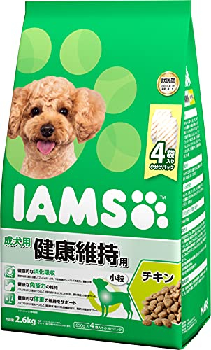 【期間限定ポイントUP】アイムス (IAMS) ドッグフード アイムス 成犬用 健康維持用 小粒 チキン 1個 (x 1)