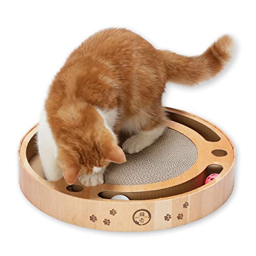 【期間限定ポイントUP】猫壱 バリバリパッドコロコロボール (サークル)