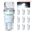 【期間限定ポイントUP】ZXREEK LED T10 ホワイト W5W 194 168 セラミック LED 10個セット 高輝度 自動車用 ポジションランプ D...