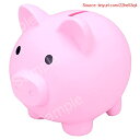 【期間限定ポイントUP】貯金箱 ブタ 500円玉貯金で10万円貯まる おしゃれ かわいい 割れない豚さん貯金箱 (M, ピンク)