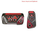 【期間限定ポイントUP】カーメイト 車用 ペダルセット RAZO GT SPEC AT-SS RED RP109RE