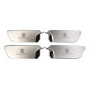 【期間限定ポイントUP】ユニムビ 220系クラウン(CROWN) 4点セット 車内ドアインナーハンドル ドアハンドルカバー ドアノブカバー ステンレス製 内装パ...