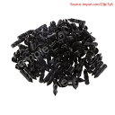 【期間限定ポイントUP】【ノーブランド品】ATV バギー用 50pcs 6mm穴 プラスチック プッシュ式 リベット ファスナー ピン クリップ