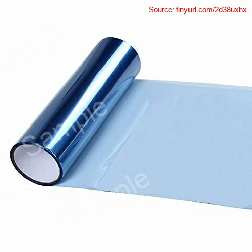 【期間限定ポイントUP】ヘッドライトフィルム カーフィルム 30x120cm ヘッドライト テールランプ フォグランプ アイライン レンズ 車用アイラインフィルム (ライトブルー)