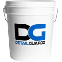 【期間限定ポイントUP】ディテール ガーズ(Detail Guardz)オリジナルバケツ2.0 大容量18L 汚れが見えるホワイト 目盛り付き TR-P18L 洗車バケツ ゴミ箱 収納に最適