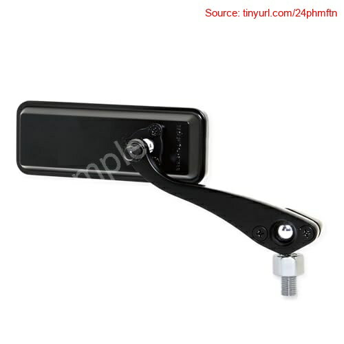 【期間限定ポイントUP】タナックス(Tanax) バイクミラー ナポレオン ボールジョイントミラー(角) ブラック ブルー鏡 左右共通 10mm 正ネジ AMB-104-10