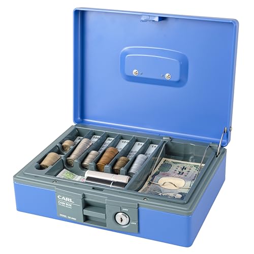 【期間限定ポイントUP】カール事務器 手提げ金庫 キャッシュボックス A5 ブルー CB-8400-B 【期間限定ポイントUP】カール事務器 手提げ金庫 キャッシュボックス A5 ブルー CB-8400-B