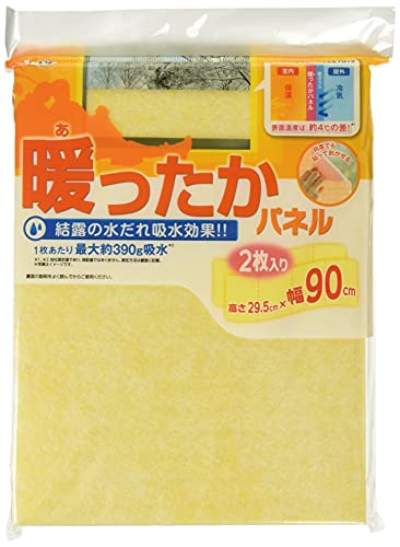 【期間限定ポイントUP】アサヒペン(Asahipen) 窓用防寒シート 暖ったかパネル AT-31 29.5×90cm イエロー 2個入