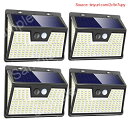 【期間限定ポイントUP】BINGONE178LED センサーライト ソーラーライト 3面発光 2800mAh 大容量 IP65防水 屋外照明 人感センサー 3つ点灯モード 防水 防犯ライト 両面テープ付き 自動点灯 太陽光発電 ガーデンライ