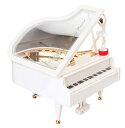 【期間限定ポイントUP】Sugarello オルゴール ピアノ型 音楽ボックス バレリーナ 付き インテリア おもちゃ プレゼント ピアノグッズ ピアノ発表会 ...