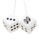【期間限定ポイントUP】ムーンアイズ ファジーダイス ホワイト 白 MOON Fuzzy Dice (MG878:WH)(3)